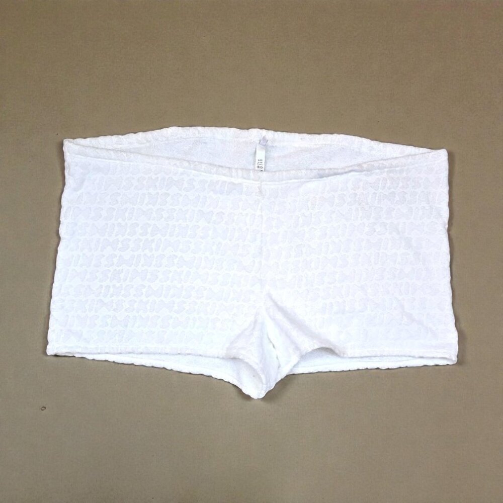 SKIMS Terry Lounge Shorts 4X White - Picture 2 of 9